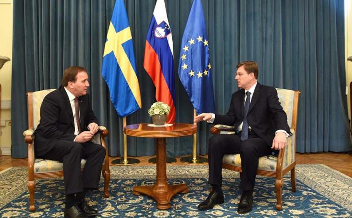Mirko Cerar in Stefan Löfven