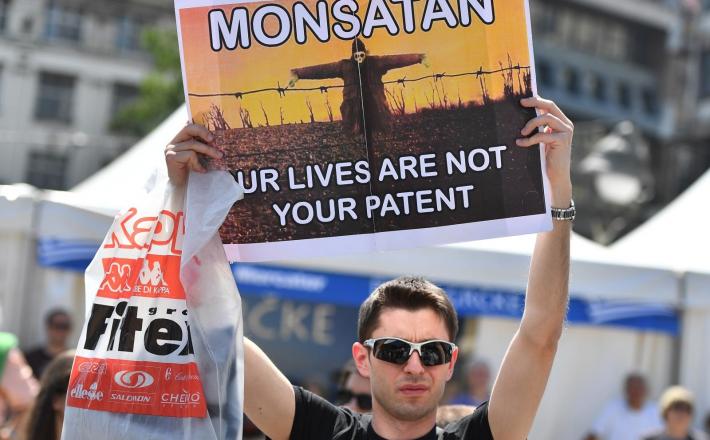 Maj 2018 - protesti proti Monsantu v Beogradu Vir: Pixell