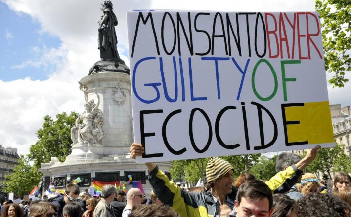 Monsanto - demonstracije Pariz Vir:Pixell