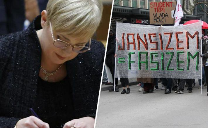 Je nova predsednica vsaj deloma ostala - janšistka?