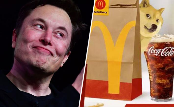 Musk in McDonalds