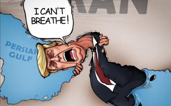 Licemerje ZDA: "Ne morem dihati!! Vir: Telegram