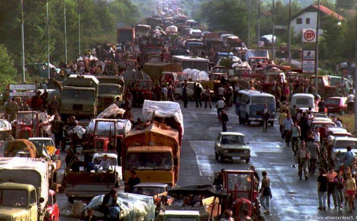 Begunci iz SAO Krajine v Srbiji 1995 leta