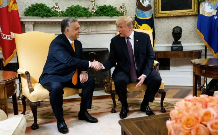 Orban in Trump   Vir:NYT