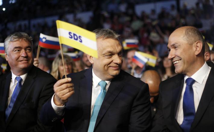 Orban in Janša Vir:Twitter