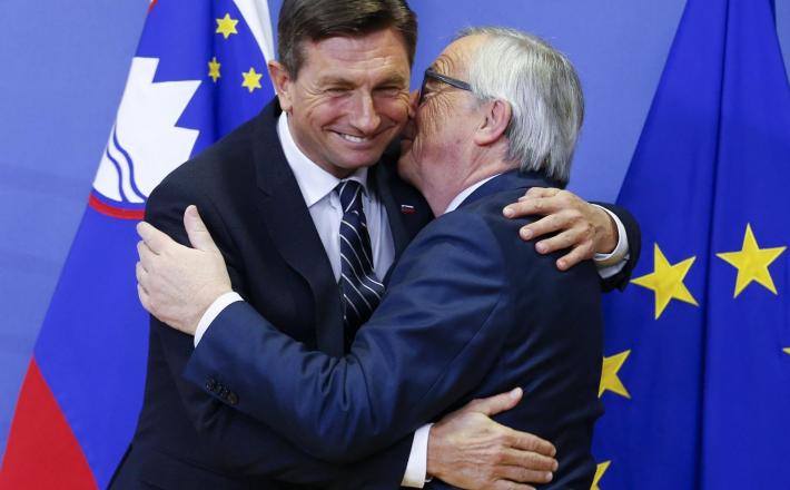 Borut Pahor in njegov prijatelj Jean Claude Juncker Vir:Pixell 