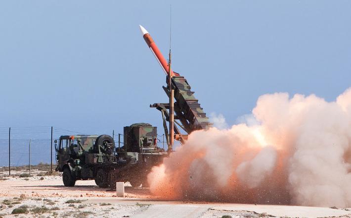 Izstrelitev rakete sistema Patriot