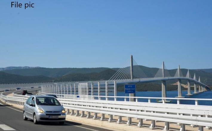 Most na Pelješac Vir: File pic