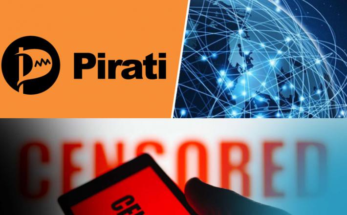 Pirati so proti cenzuri interneta