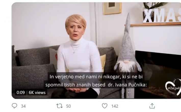 Aleksandra Pivec hvali dr. Ivana Pučnika