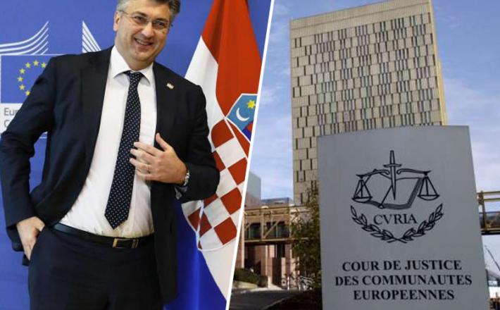 Andrej Plenković in Sodišče EU