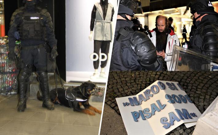 Policija in neutemeljeno popisovanje protestnikov