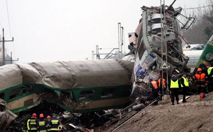 Poljska železniška nesreča
