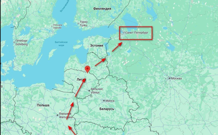 Napad na Rusijo - iz zračnega prostora zveze NATO