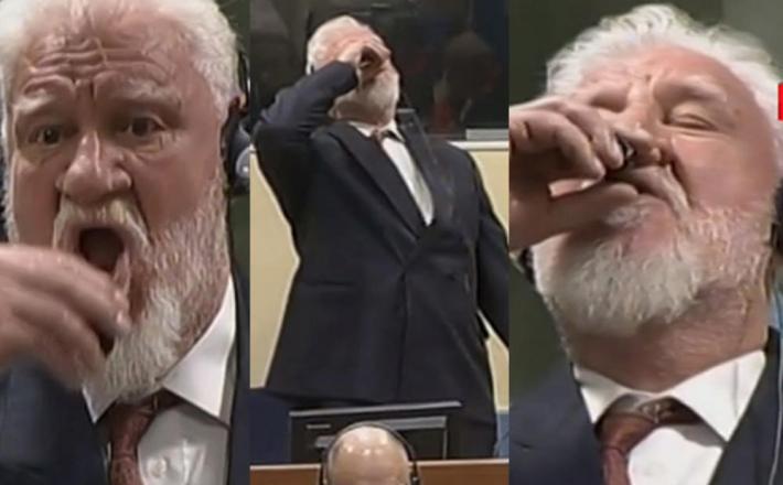 Praljak - izpitje strupa