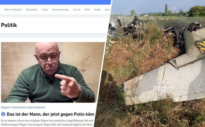 Prigožin in njegovo delo - sestreljen ruski helikopter