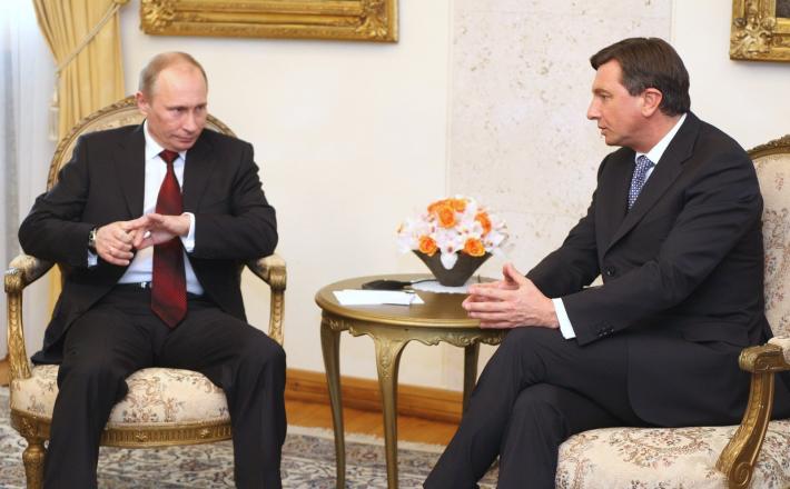 Vladimir Putin in Borut Pahor