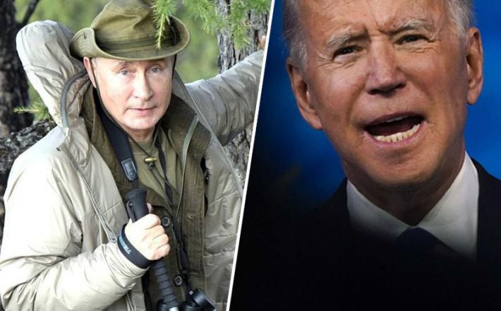 Putin in Biden  Vir: MFA Rusije, Twitter