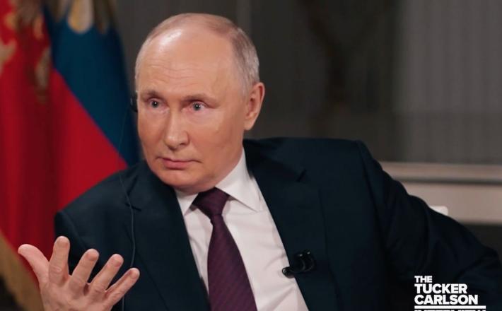 Putin med intervjujem