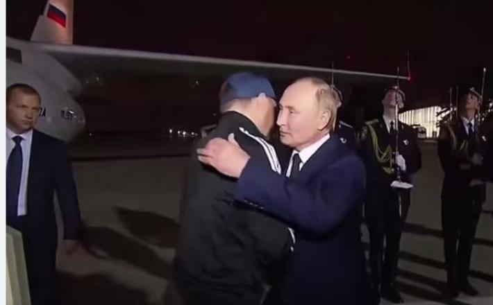 Putin in Krasnikov  Vir: Telegram