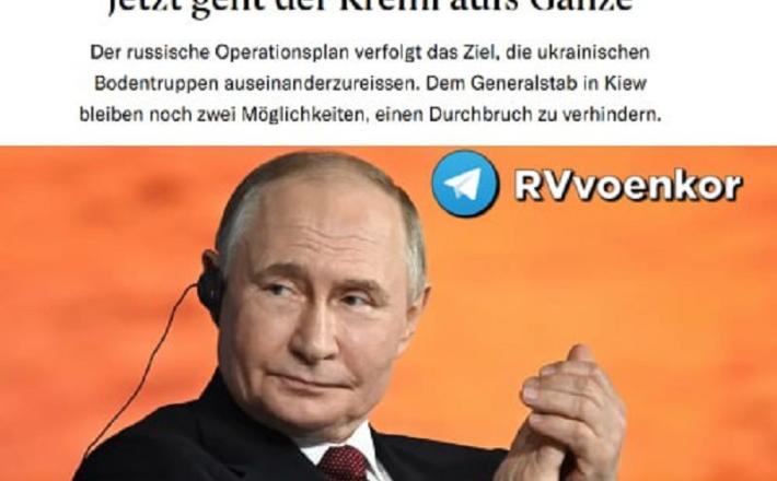 NZZ: Ukrajina ima samo še dve možnosti Vir: Posnetek zaslona