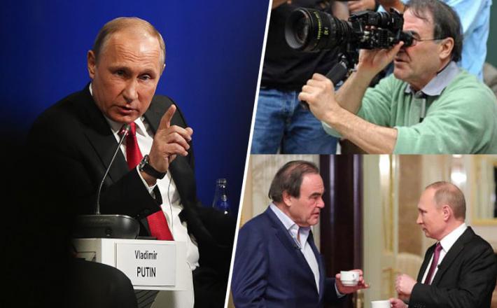 Režiser Oliver Stone in Vladimir Putin