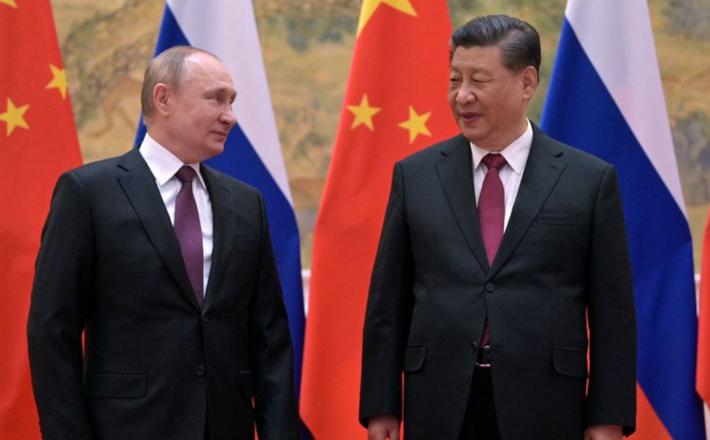 Vladimir Putin in Xi Jinping