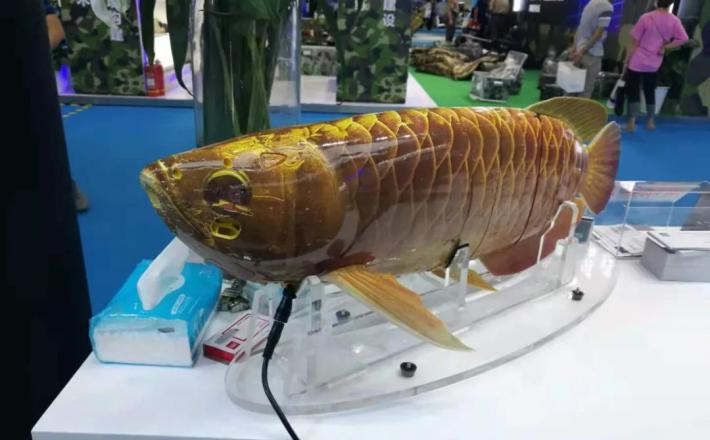Realistična riba-dron  Vir: Bejing Military Expo, Twitter