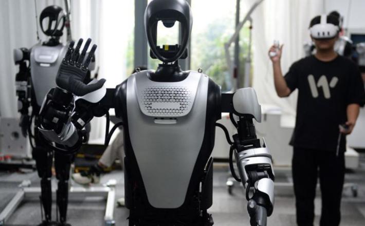 Robot v vlogi prodajalca  Vir: Telegram