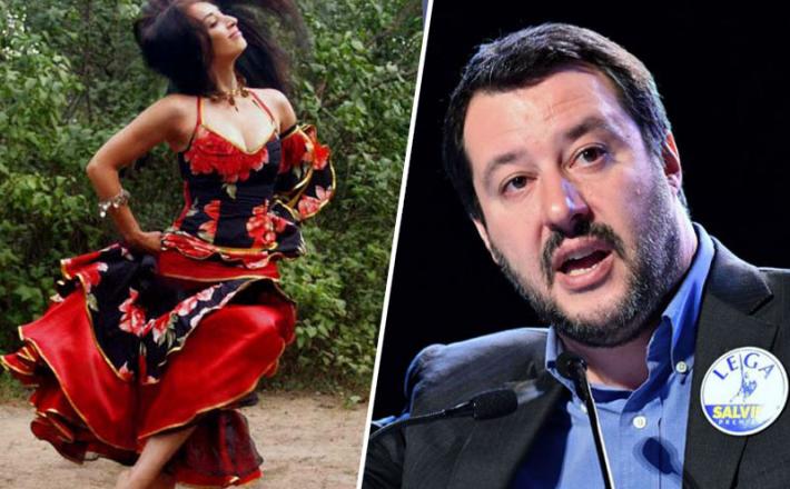 Romkinja in Salvini