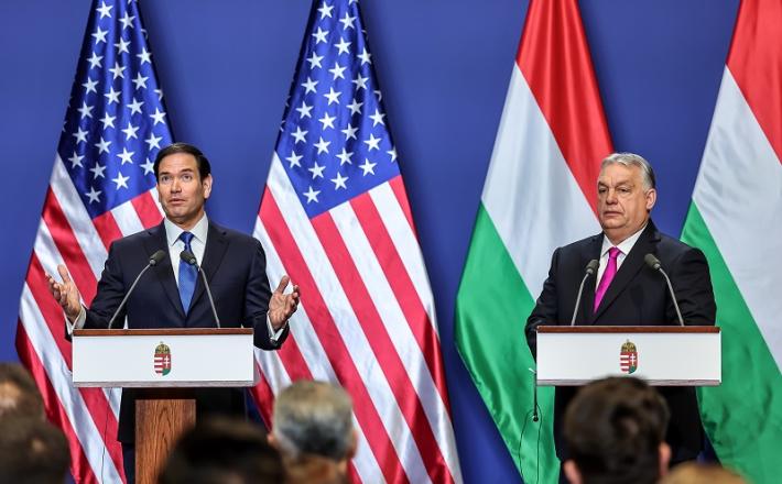 Marco Rubio in Viktor Orban Vir: Xinhua