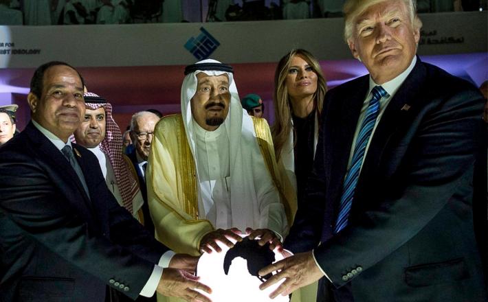 Trump in savdijski kralj        Vir:Pixell