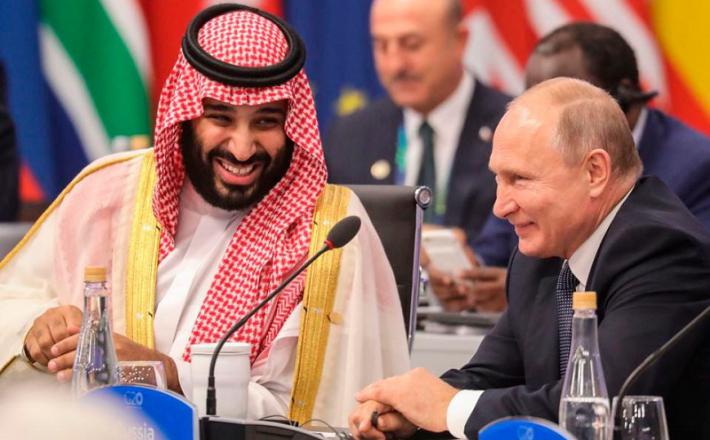 Bin Salman in Vladimir Putin na vrhu G-20