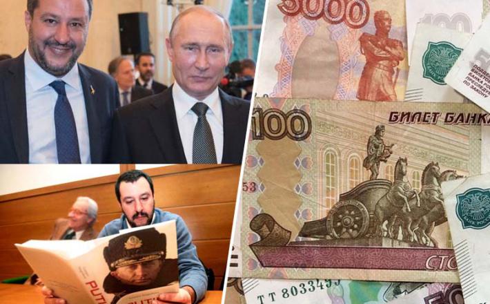 Salvini, Putin in rublji