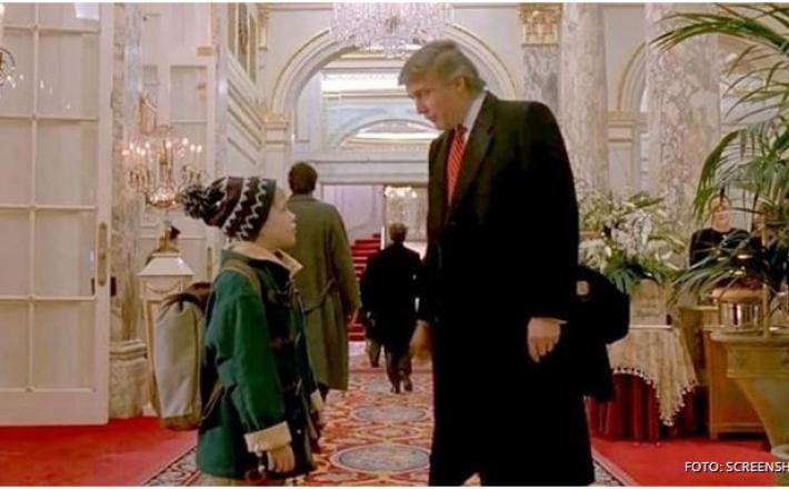 Sam doma 2, toda brez Donalda Trumpa. Vir: Screenshot YouTube