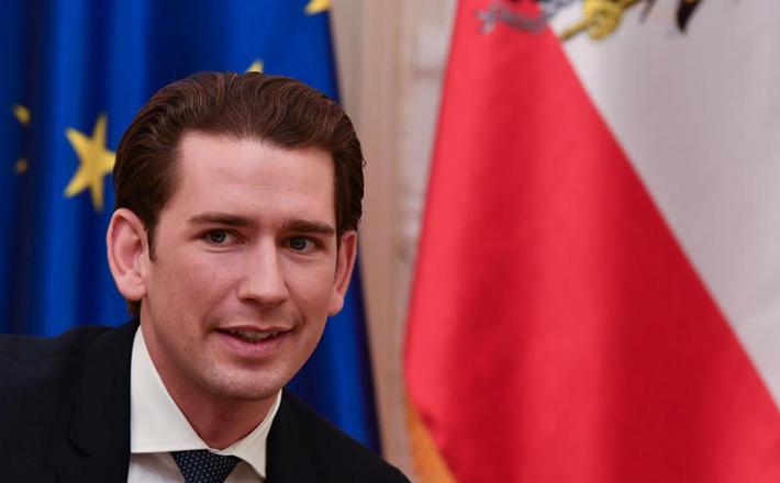 Avstrijski kancler Sebastian Kurz