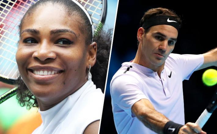 Serena Williams in Roger Federer