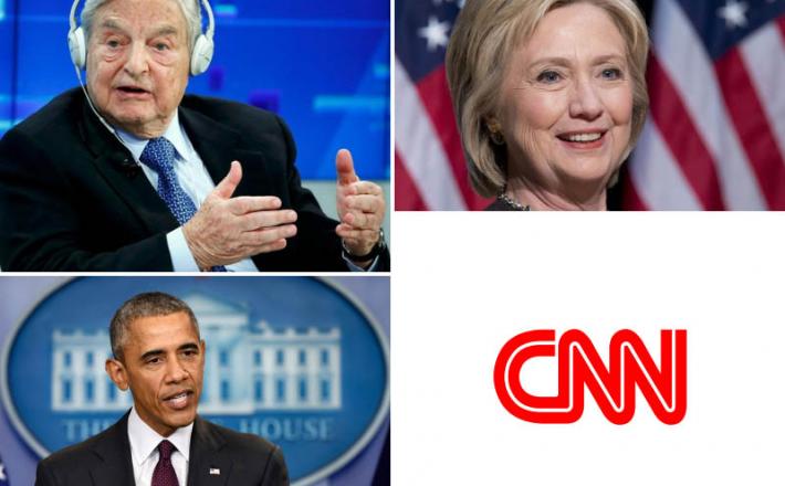 Soros, Obama, Clinton, CNN