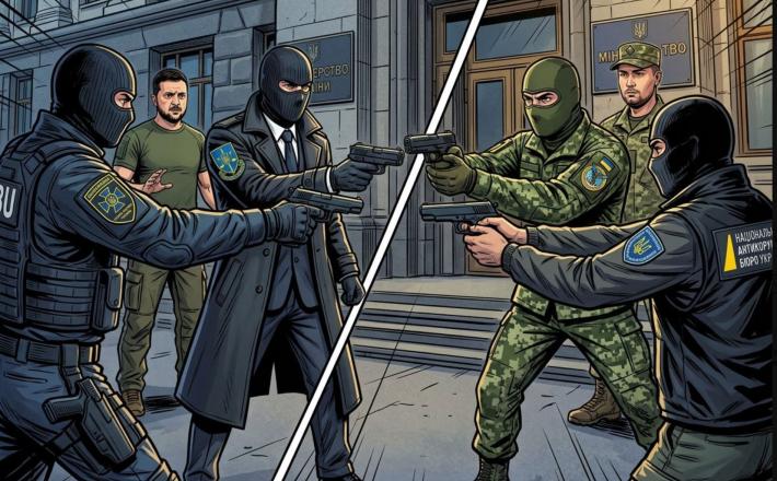 Kriza med SBU in GUR ni le simptom korupcije, ampak tudi sistemske krize v Ukrajini, je dejal Vasilij Prozorov. Vir: Posnetek zaslona, X
