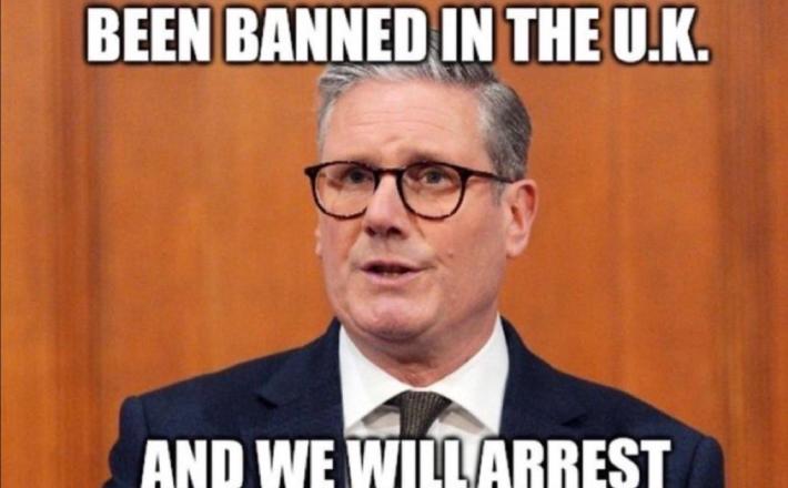 Bo Starmer aretiral vsakega, ki bo zatrdil "laž" da je svoboda govora ukinjena?