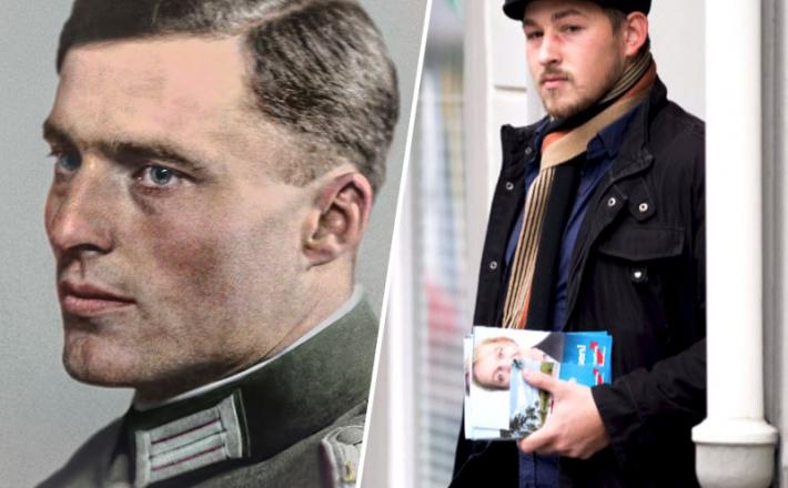 polkovnik Claus von Stauffenberg (levo) in Lars Steinke (desno) Vir: Pixell