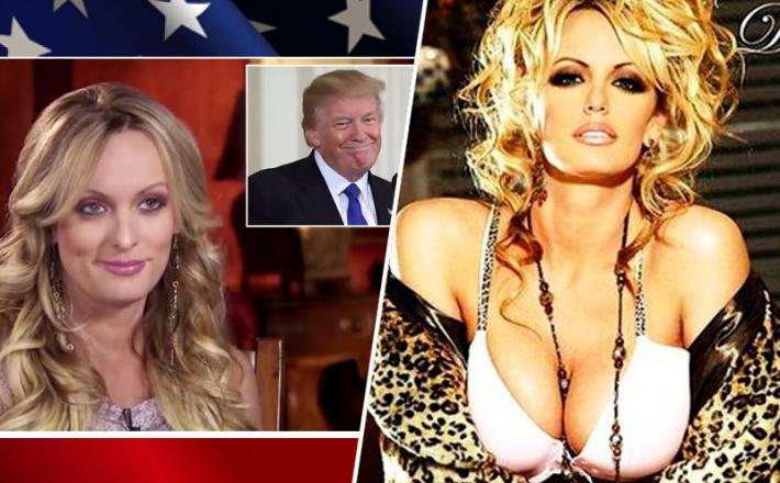 Stormy Daniels in Donald Trump