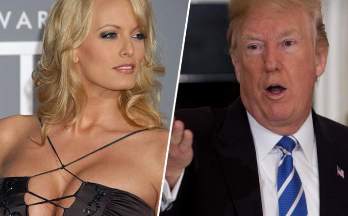 Stormy Daniels in Donald Trump