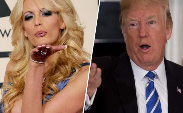 Stormy Daniels in Donald Trump