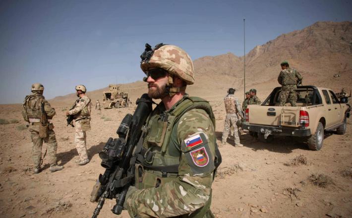 Slovenski okpacijski vojak v Afganistanu