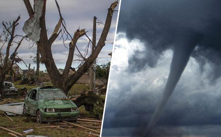 Tornadi ogrožajo Avstrijo Vir: FB, TW