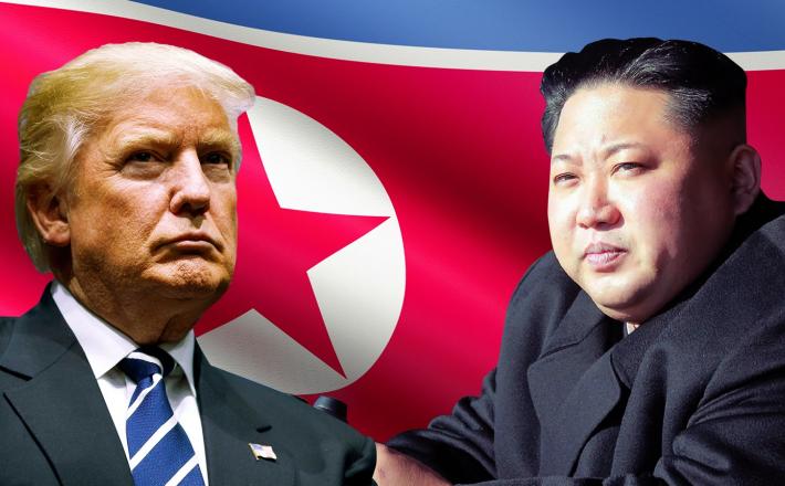 Donald Trump in Kim Jong-un