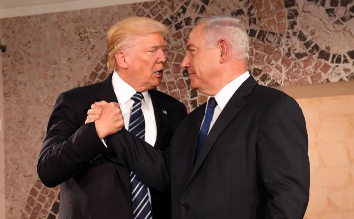 Si bo Netanjahu upal kritizirati "veličasten" ameriški napad na Iran?: Donald Trump in Benjamin Neta