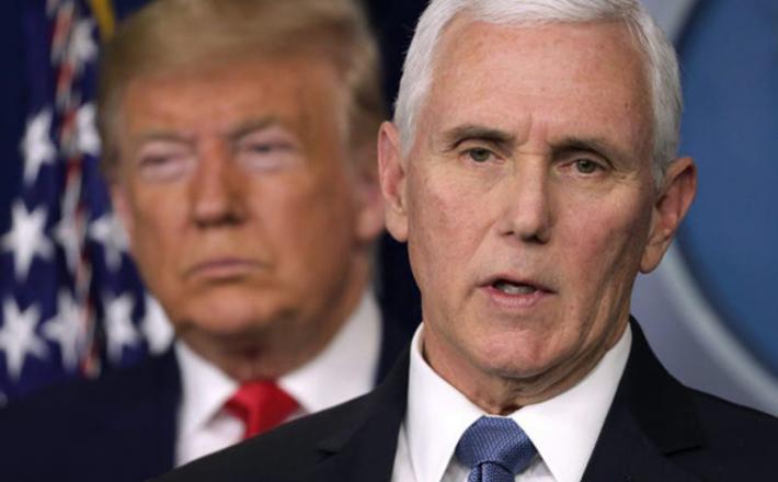 Vojna v Beli hiši: Donald Trump vs. Mike Pence. Vir: Twitter