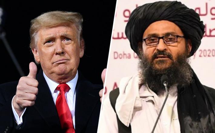 Trump in Baradar  Vir: Twitter